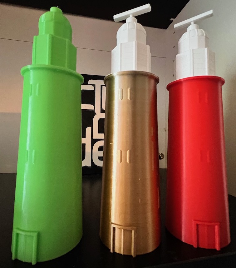 3D versie van de Vuurtoren van Texel